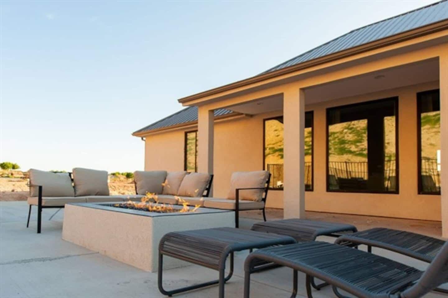 Poolside Firepit